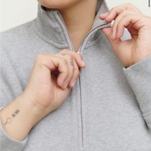 SOLD Reformation Marla Zip sweatshirt S: Small